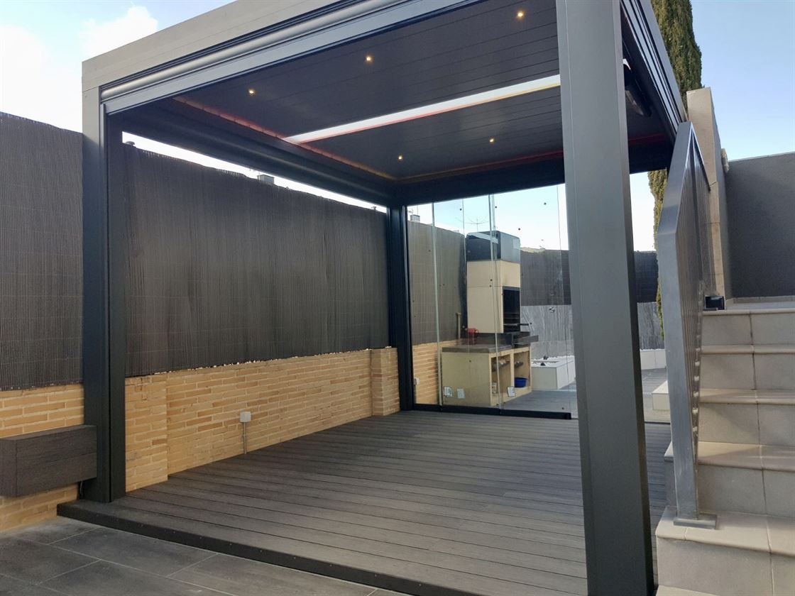 Pérgolas de aluminio terraza